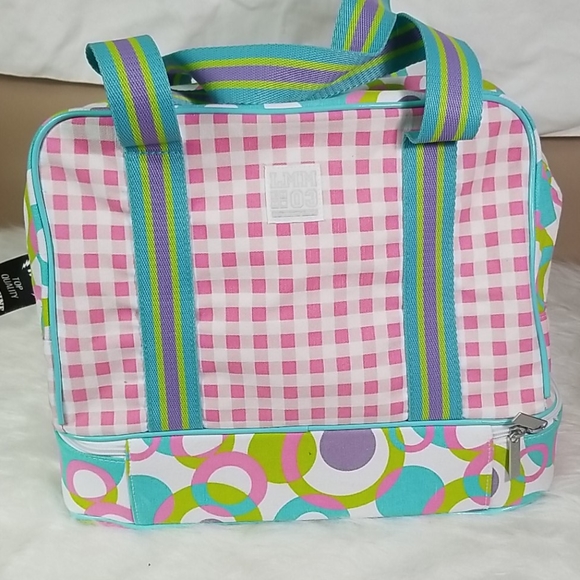 LITTLE MISMATCHED TOTE WITH 2 TRAVEL CASES - Picture 2 of 8